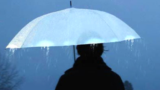 Glowing Umbrella Keeps You Infinitesimally Safer at Night